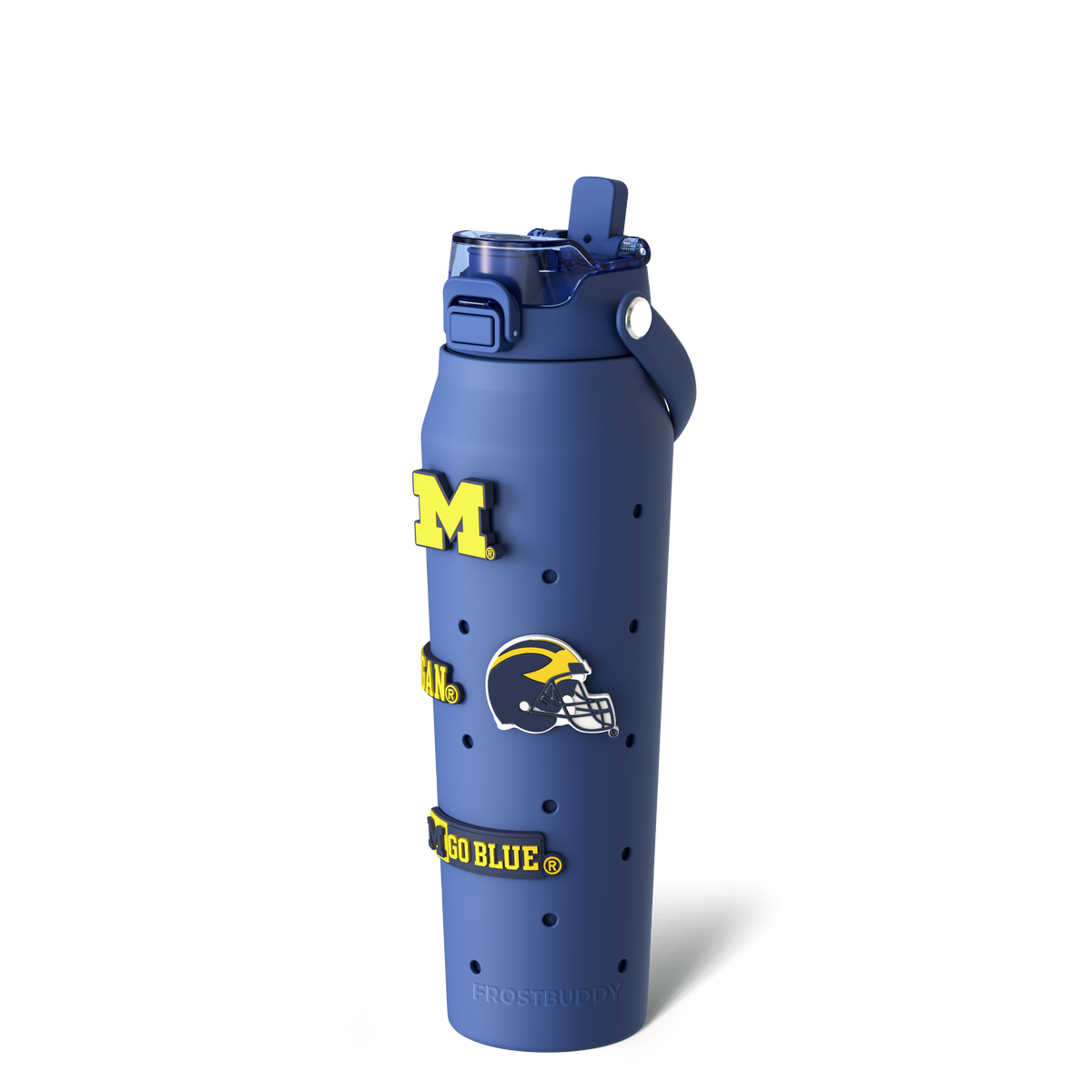 Bottle Buddy 32oz | Michigan Wolverines | Skin + Budz Bundle image 1